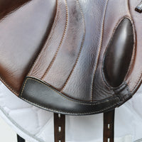 Fairfax Andrew Hoy Monoflap XC Saddle, Adjustable, 17.5", Brown (SKU282)
