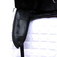 Bates Innova Dressage Saddle (Flocked) - Size 1 (17-17.5") Black (Easy Change System) (SKU417) - BUY IT NOW