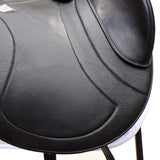 Bates Innova Dressage Saddle (Flocked) - Size 1 (17-17.5") Black (Easy Change System) (SKU417) - BUY IT NOW