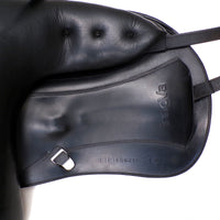 Bates Innova Dressage Saddle (Flocked) - Size 1 (17-17.5") Black (Easy Change System) (SKU417) - BUY IT NOW