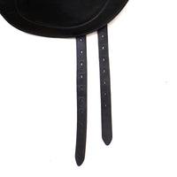 Bates Innova Dressage Saddle (Flocked) - Size 1 (17-17.5") Black (Easy Change System) (SKU417)