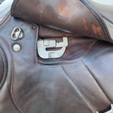 Bates Advanta Monoflap XC / Jump saddle (Adjustable), 17.5", Brown (Easy Change System) (SKU550) - BUY IT NOW