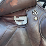 Bates Advanta Monoflap XC / Jump saddle (Adjustable), 17.5", Brown (Easy Change System) (SKU550) - BUY IT NOW