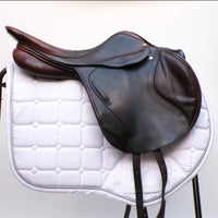 Kontact Lite Monoflap Jump Saddle 17.5" Medium, Brown (SKU442)