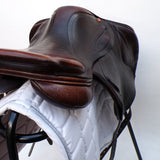 Kontact Lite Monoflap Jump Saddle 17.5" Medium, Brown (SKU442)