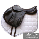 Fairfax Andrew Hoy Monoflap XC Saddle, Adjustable, 17", Brown (SKU294)