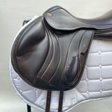 Fairfax Andrew Hoy Monoflap XC Saddle, Adjustable, 17", Brown (SKU294)