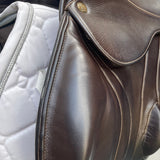 Fairfax Andrew Hoy Monoflap XC Saddle, Adjustable, 17", Brown (SKU294)