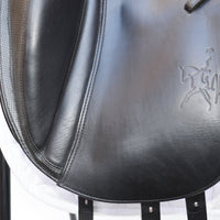 Prestige X-Helen K Dressage Saddle , 18" 34cm (MW, Black (SKU509)