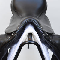 Prestige X-Helen K Dressage Saddle , 18" 34cm (MW, Black (SKU509)