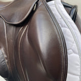 Fairfax Andrew Hoy Monoflap XC Saddle, Adjustable, 17", Brown (SKU294)