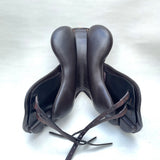 Fairfax Andrew Hoy Monoflap XC Saddle, Adjustable, 17", Brown (SKU294)