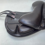 Fairfax Andrew Hoy Monoflap XC Saddle, Adjustable, 17", Brown (SKU294)