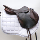 Albion Kontact Lite Monoflap Jump Saddle 17.5" Medium, Brown (SKU470)