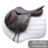Albion Kontact Lite Monoflap Jump Saddle 17.5" Medium, Brown (SKU470)
