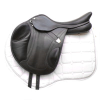 Bates Advanta Monoflap XC / Jump saddle (Adjustable), 17", Black (Easy Change System) (SKU531) - BUY IT NOW