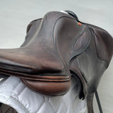 Albion Kontact Lite Monoflap Jump Saddle 17.5" Medium, Brown (SKU470)