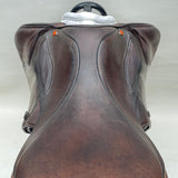 Albion Kontact Lite Monoflap Jump Saddle 17.5" Medium, Brown (SKU470)