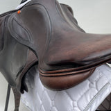Albion Kontact Lite Monoflap Jump Saddle 17.5" Medium, Brown (SKU470)