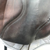 Albion Kontact Lite Monoflap Jump Saddle 17.5" Medium, Brown (SKU470)