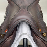 Albion Kontact Lite Monoflap Jump Saddle 17.5" Medium, Brown (SKU470)