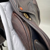 Albion Kontact Lite Monoflap Jump Saddle 17.5" Medium, Brown (SKU470)