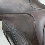Albion Kontact Lite Monoflap Jump Saddle 17.5" Medium, Brown (SKU470)