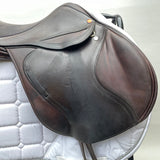 Albion Kontact Lite Monoflap Jump Saddle 17.5" Medium, Brown (SKU470)
