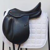 Whitaker Harrogate Dressage Saddle, 17.5", Adjustable, Black (SKU405) - BUY IT NOW