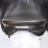 Whitaker Harrogate Dressage Saddle, 17.5", Adjustable, Black (SKU405) - BUY IT NOW
