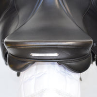 Whitaker Harrogate Dressage Saddle, 17.5", Adjustable, Black (SKU405)