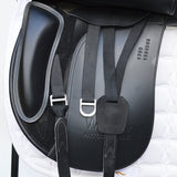 Whitaker Harrogate Dressage Saddle, 17.5", Adjustable, Black (SKU405) - BUY IT NOW