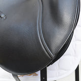 Whitaker Harrogate Dressage Saddle, 17.5", Adjustable, Black (SKU405) - BUY IT NOW