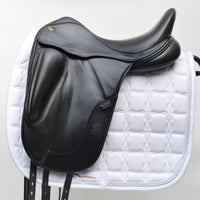 Fairfax Gareth Adjustable Gullet Monoflap Dressage Saddle, 17.5", Black (SKU277) - BUY IT NOW