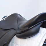 Voltaire Essentials Monoflap Jump saddle, 17.5" Ex-Demo Black, Adjustable (SKU336)