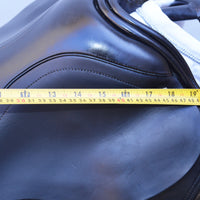 Albion Legend K2 Jump saddle - 17.5" Medium Wide (Adjusta Model), Black (SKU400)