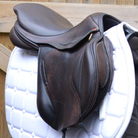 Albion Kontact Lite Monoflap Jump Saddle, 17" Medium, Brown (SKU142)
