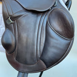 Bates Advanta Monoflap XC / Jump saddle (Adjustable), 16.5", Brown (Easy Change System) (SKU292)