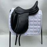 Prestige X-Helen K Dressage Saddle , 17" 32cm (Medium), Black (SKU208) - BUY IT NOW