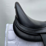 Prestige X-Helen K Dressage Saddle , 17" 32cm (Medium), Black (SKU208) - BUY IT NOW