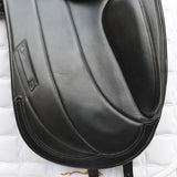 Albion Fabrento Dressage Saddle, 17" Wide (Adjusta Model), Black (SKU146) - BUY IT NOW