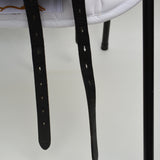 Albion Fabrento Dressage Saddle, 17" Wide (Adjusta Model), Black (SKU146)