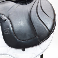 Fairfax Original 17.5" Jump Saddle, Adjustable, Black (SKU370)