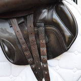 Albion Legend K2 Jump saddle, 16.5" MW, Brown (SKU372)