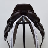 Premier Equine Deauville Leather monoflap Saddle, Adjustable, 17.5" Brown (SKU364)