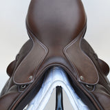Voltaire Essentials Monoflap Jump saddle, 17.5" Ex-Demo Brown, Adjustable (SKU334)