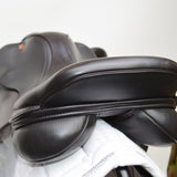 Kent & Masters S-Series Monoflap XC Jump Saddle (adjustable), 17" Brown (SKU326)
