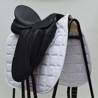 Albion Fabrento Dressage Saddle,17" Wide (Adjusta Model), Black (SKU362) - BUY IT NOW