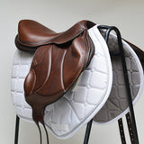 Voltaire Essentials 18" Ex-Demo Monoflap Jump saddle, Brown, Adjustable (SKU342) - BUY IT NOW