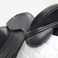 Albion Fabrento Dressage Saddle, 17" Wide (Adjusta Model), Black (SKU362) - NEW (Other)
